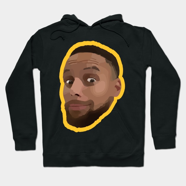 Stephen Curry Memes Face Hoodie by Playful Creatives